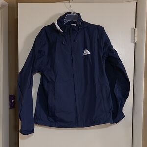 Rainier Men's Dark Blue Windbreaker, Large